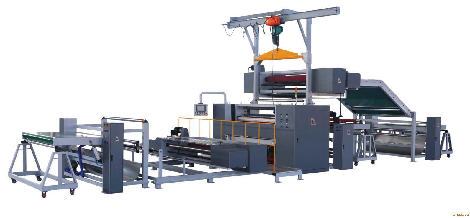 復(fù)合機(jī)采用進(jìn)口交流變頻閉環(huán)控制系統(tǒng)